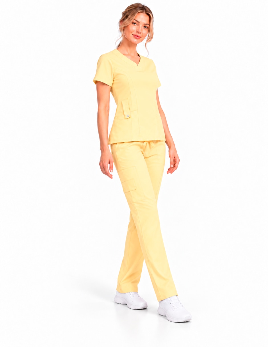 Pijama quirúrgica estilo regular para mujer 3