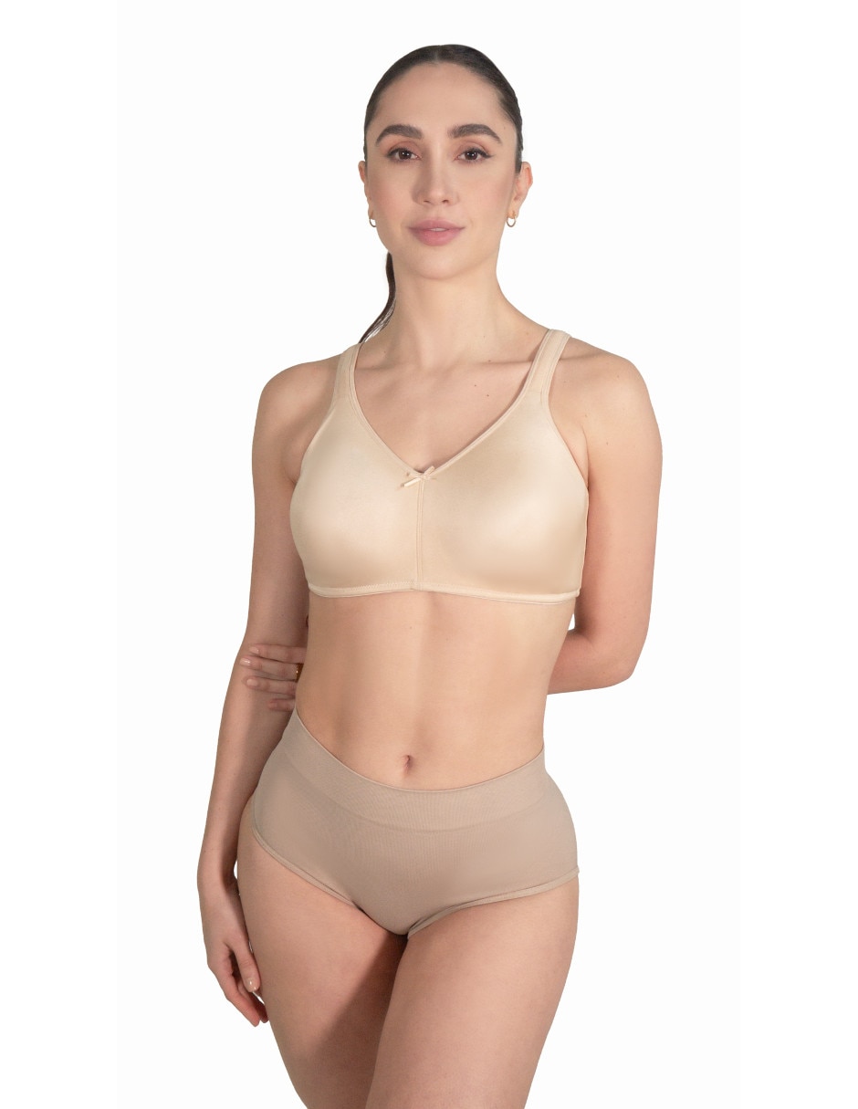 Brassiere peto medio copa preformada mastectomía para mujer 1