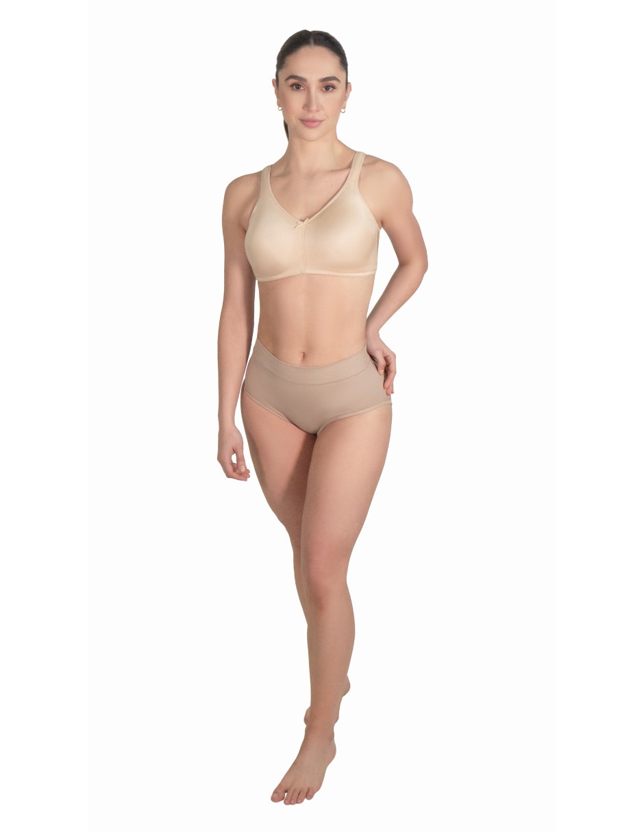 Brassiere peto medio copa preformada mastectomía para mujer 2