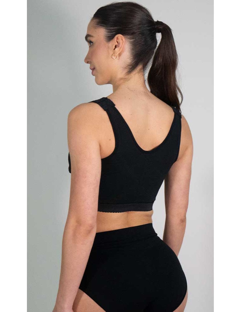 Brassiere peto medio copa preformada mastectomía para mujer 3