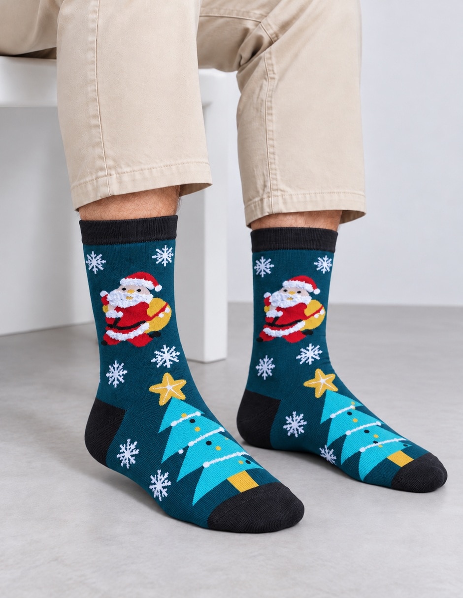 Calcetín de algodón para mujer 4 pares 4