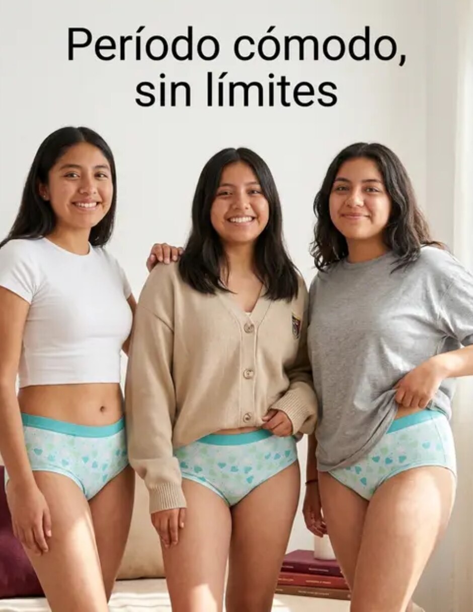 Set panty menstrual flujo moderado 6