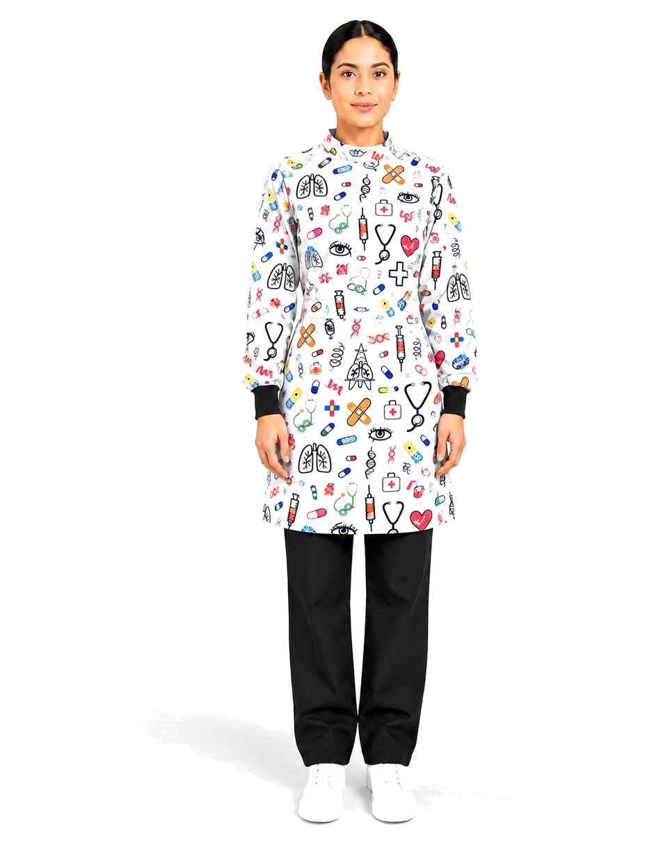 Set de bata médica estilo regular para mujer Set de bata médica estilo regular para mujer