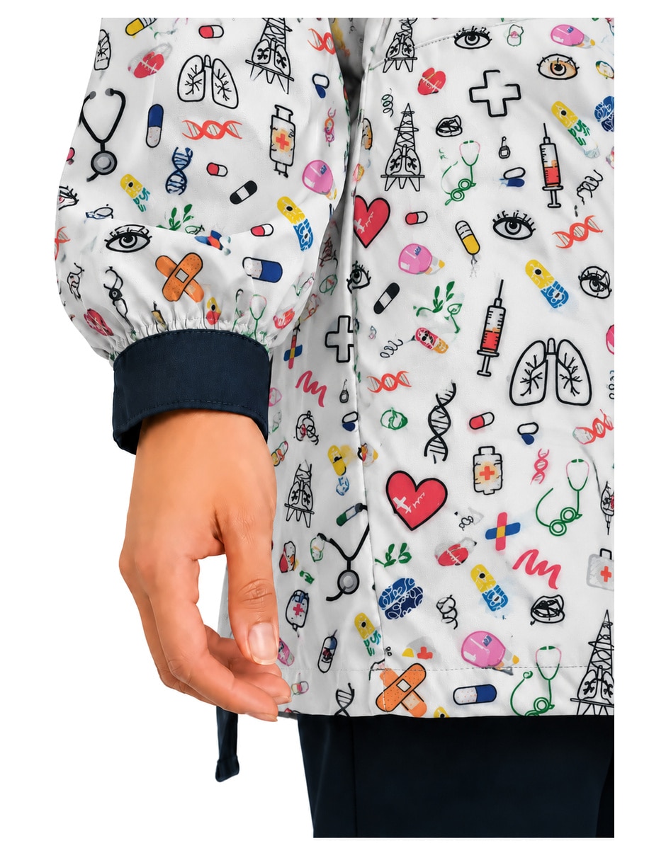 Set de bata médica estilo regular para mujer 5