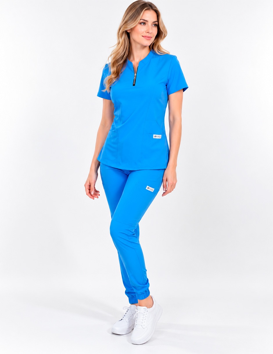 Pijama quirúrgica estilo regular para mujer Pijama quirúrgica estilo regular para mujer