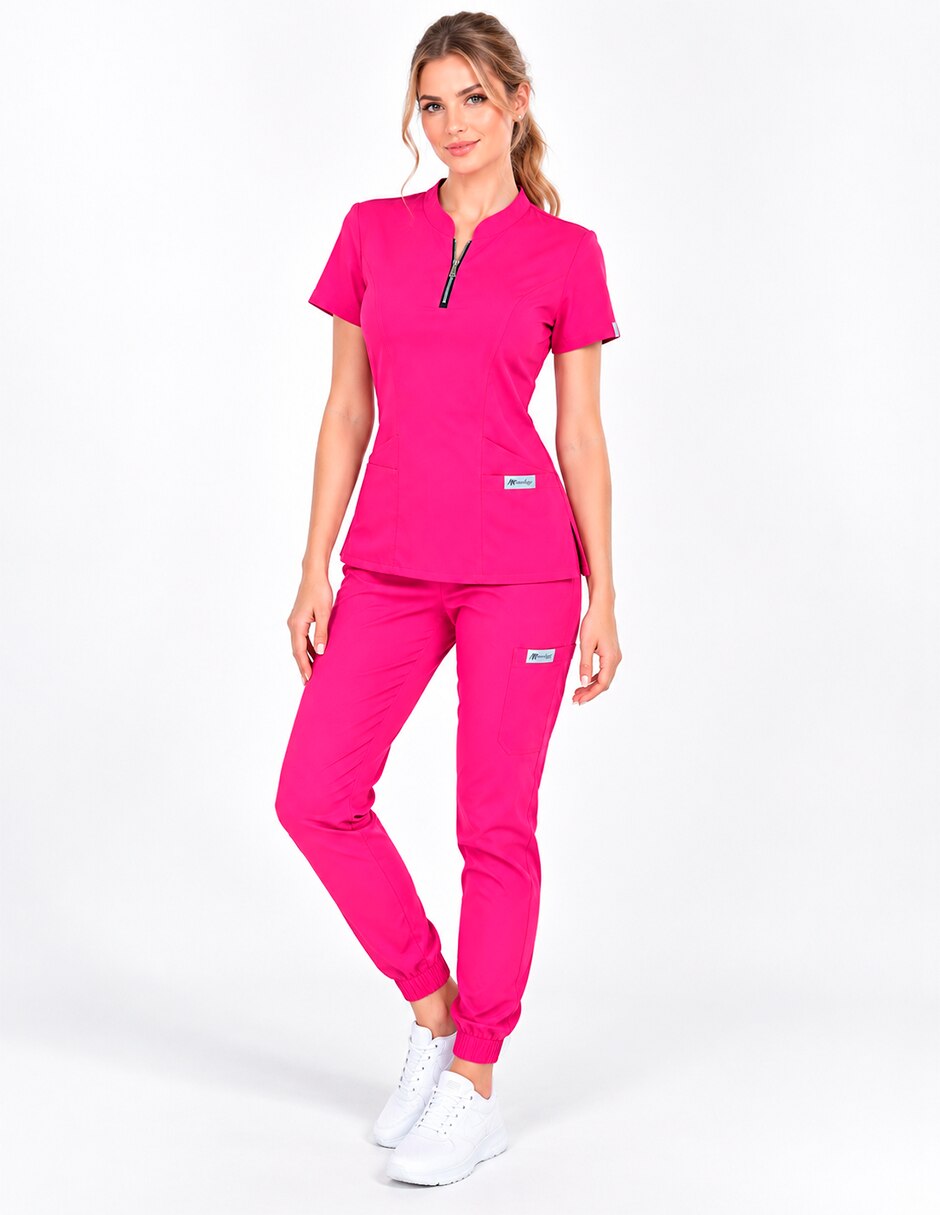 Pijama quirúrgica estilo regular para mujer 1