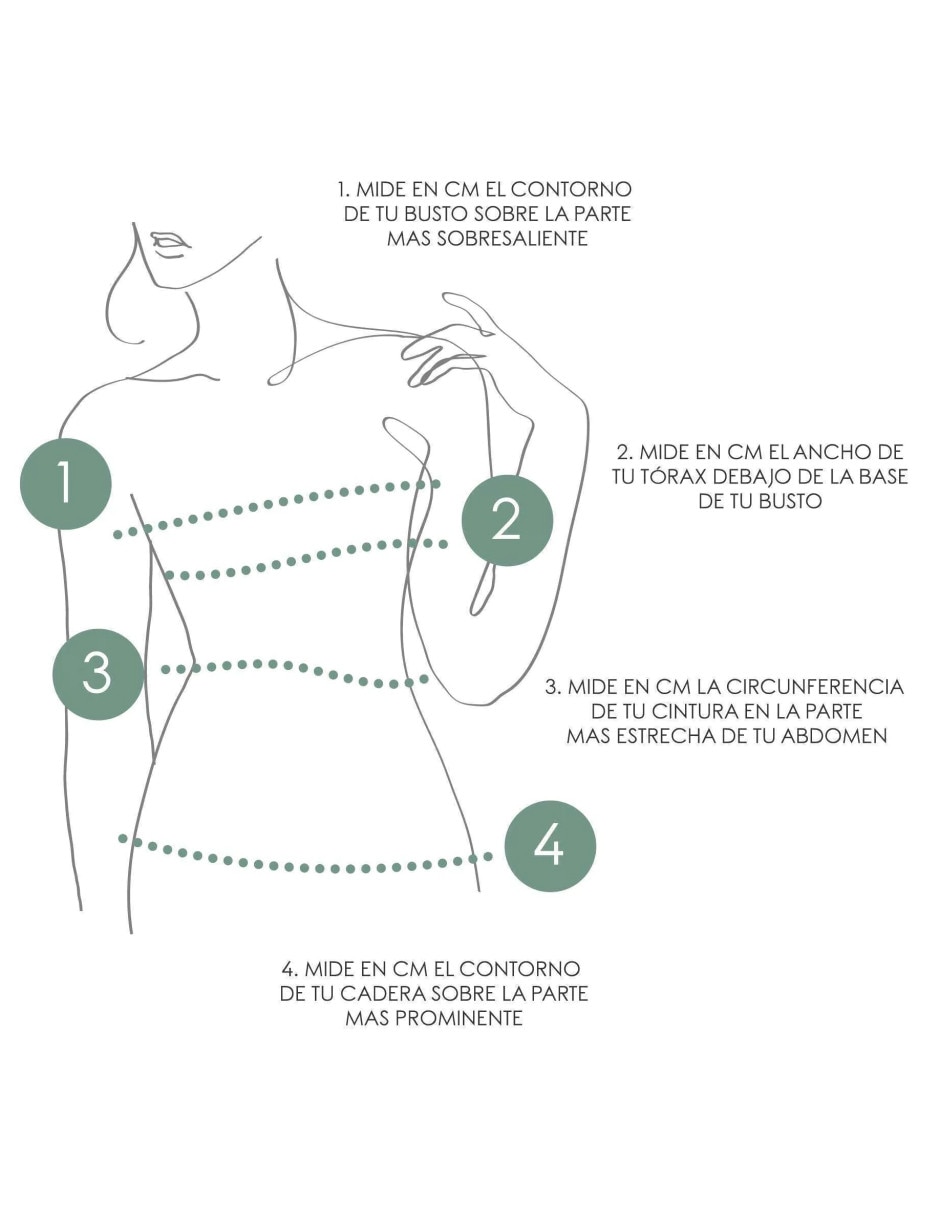 Faja postoperatoria con compresión media para mujer 3