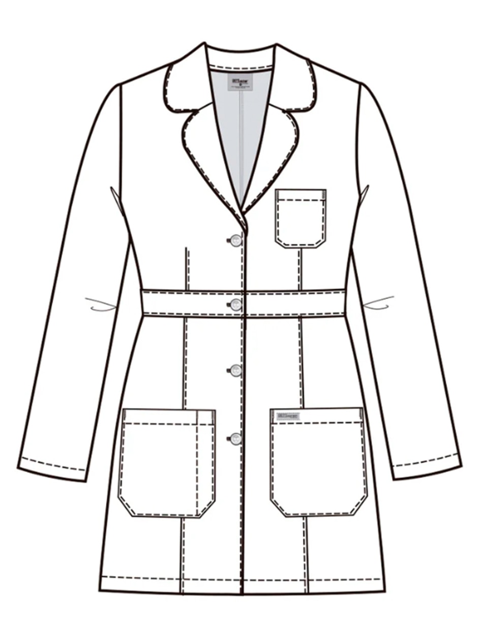 Set de bata médica estilo regular para mujer 4