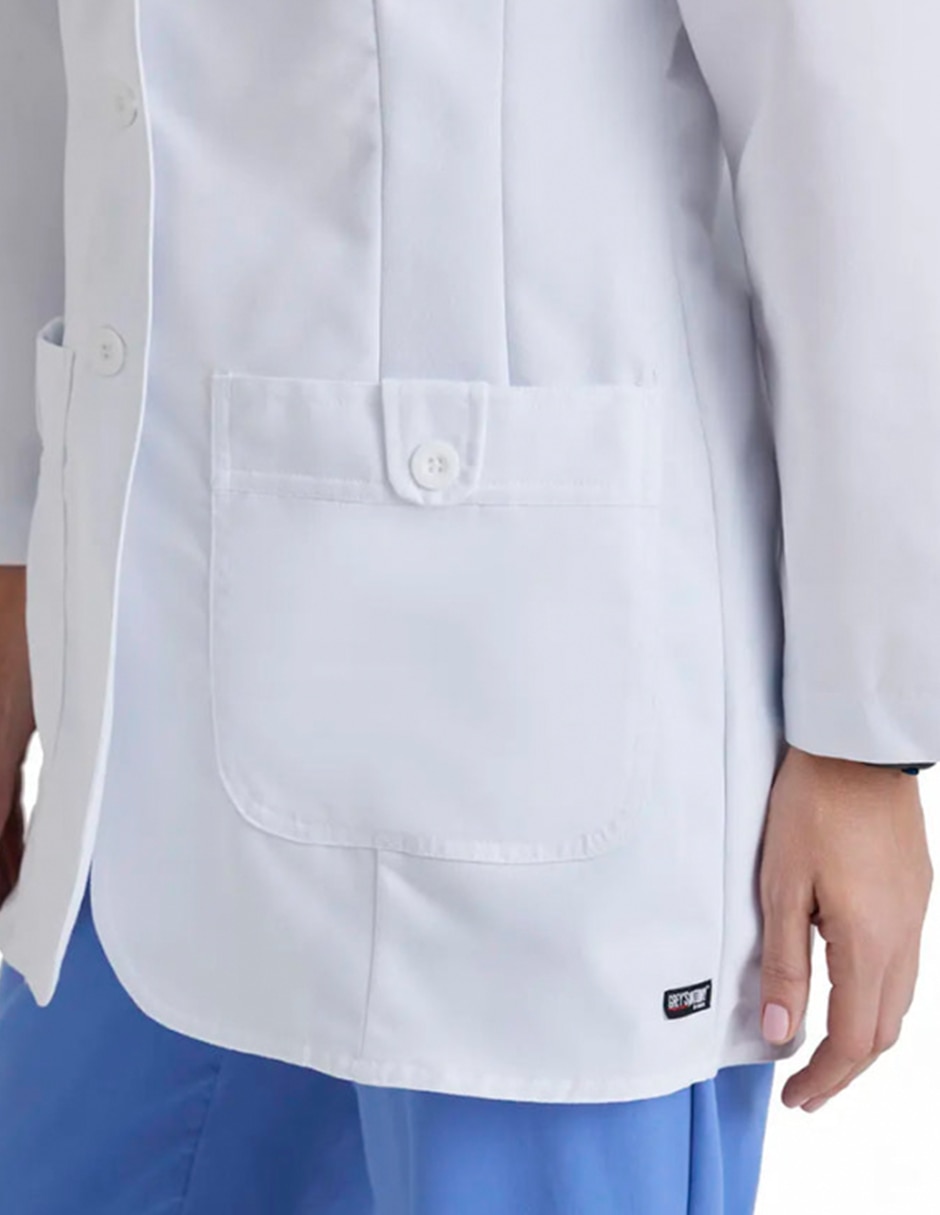 Set de bata médica estilo regular para mujer 4