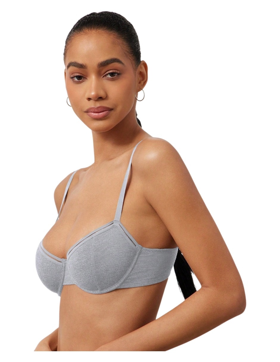 Brassiere corrector media copa para mujer 3