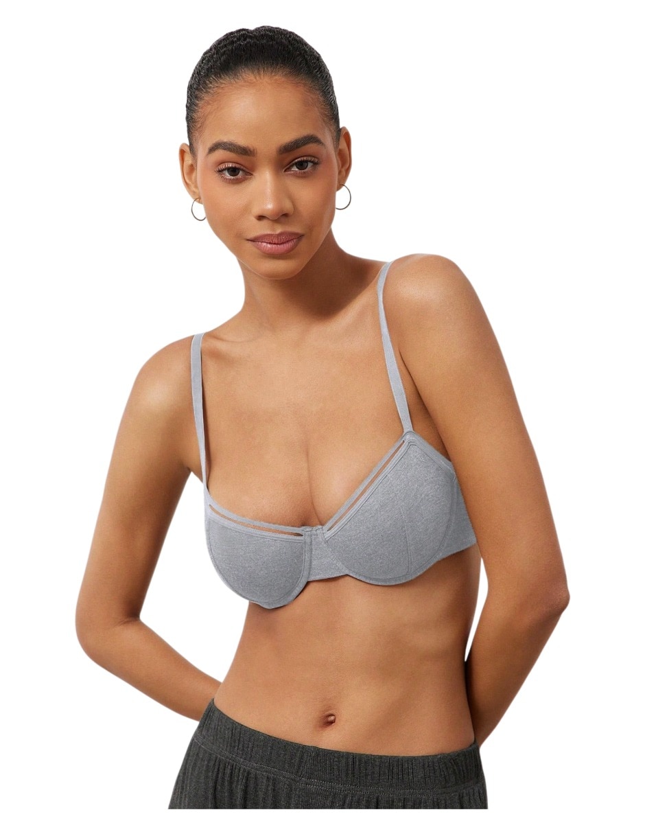 Brassiere corrector media copa para mujer 4