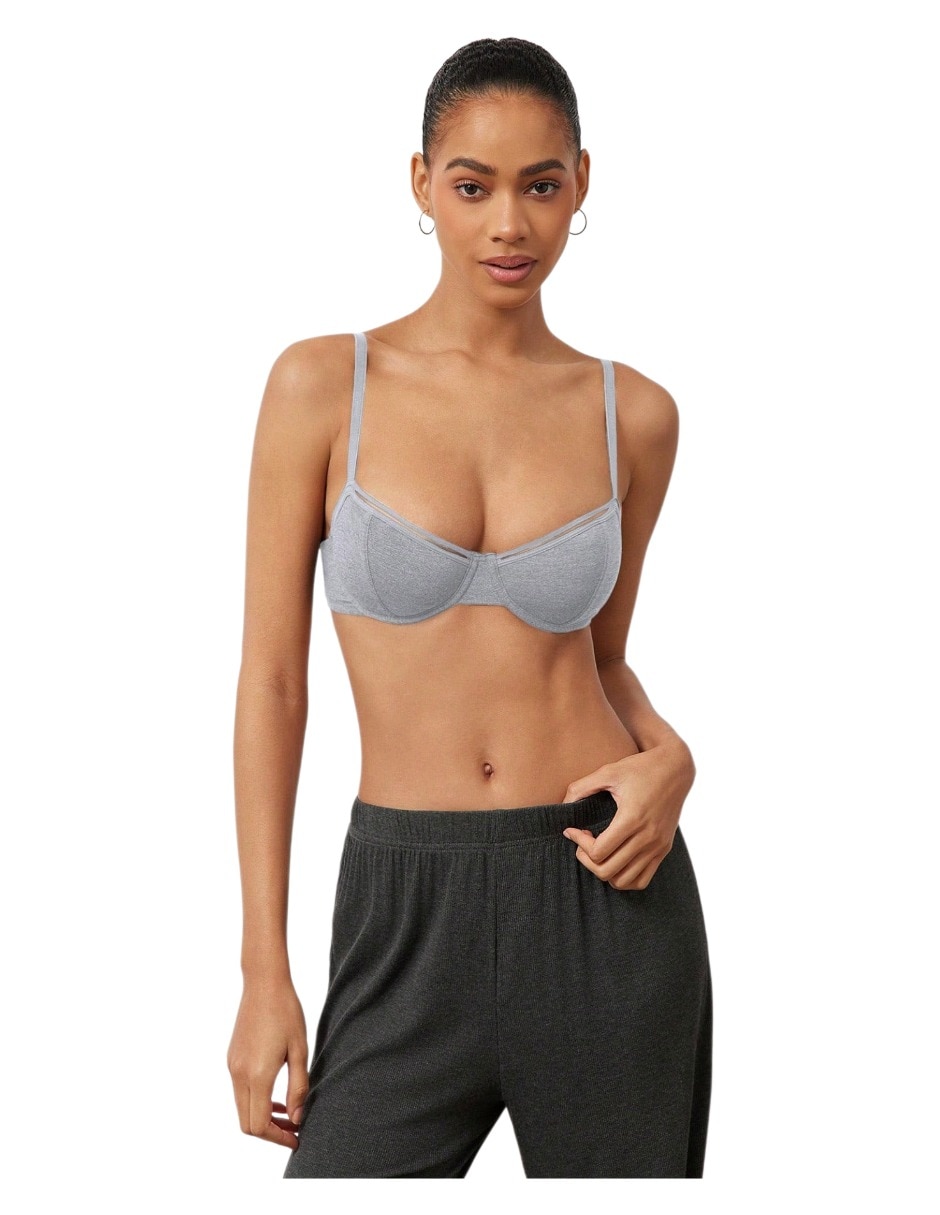 Brassiere corrector media copa para mujer 5