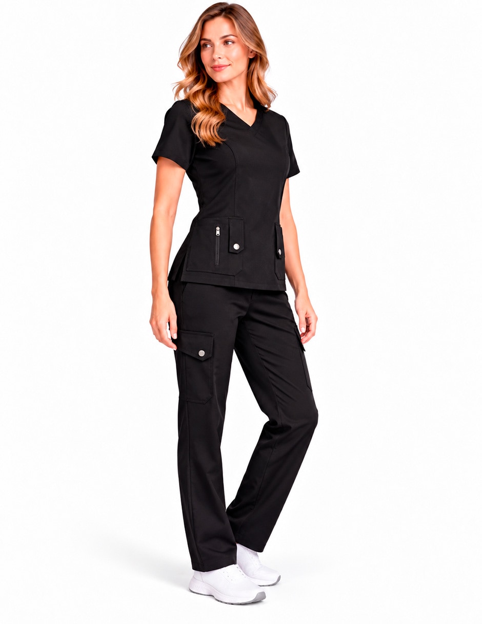 Pijama quirúrgica estilo regular para mujer Pijama quirúrgica estilo regular para mujer