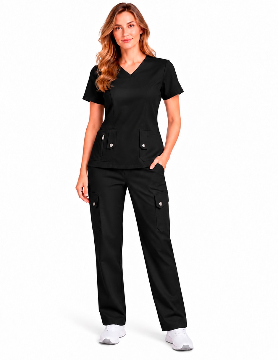 Pijama quirúrgica estilo regular para mujer 2