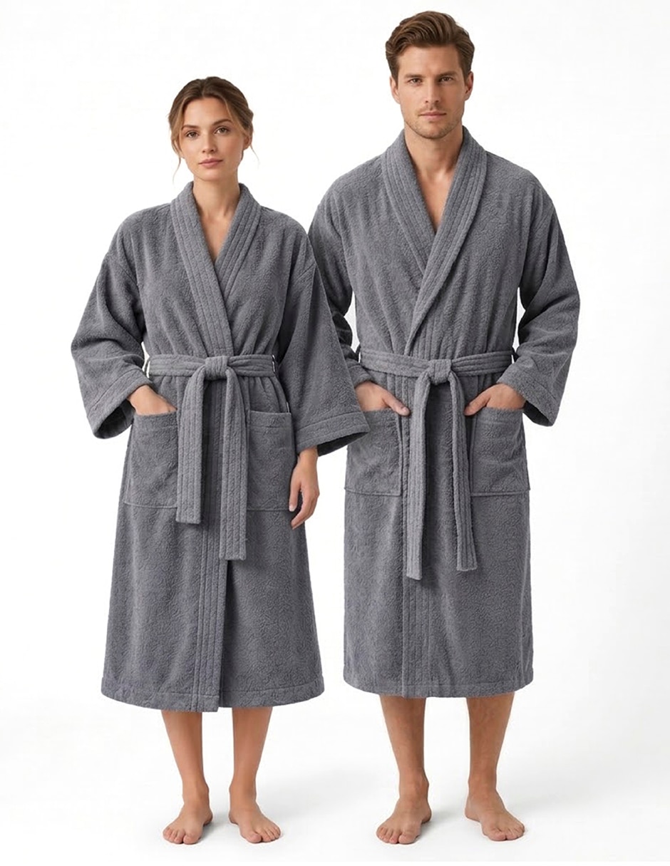 Bata de baño algodón unisex 8