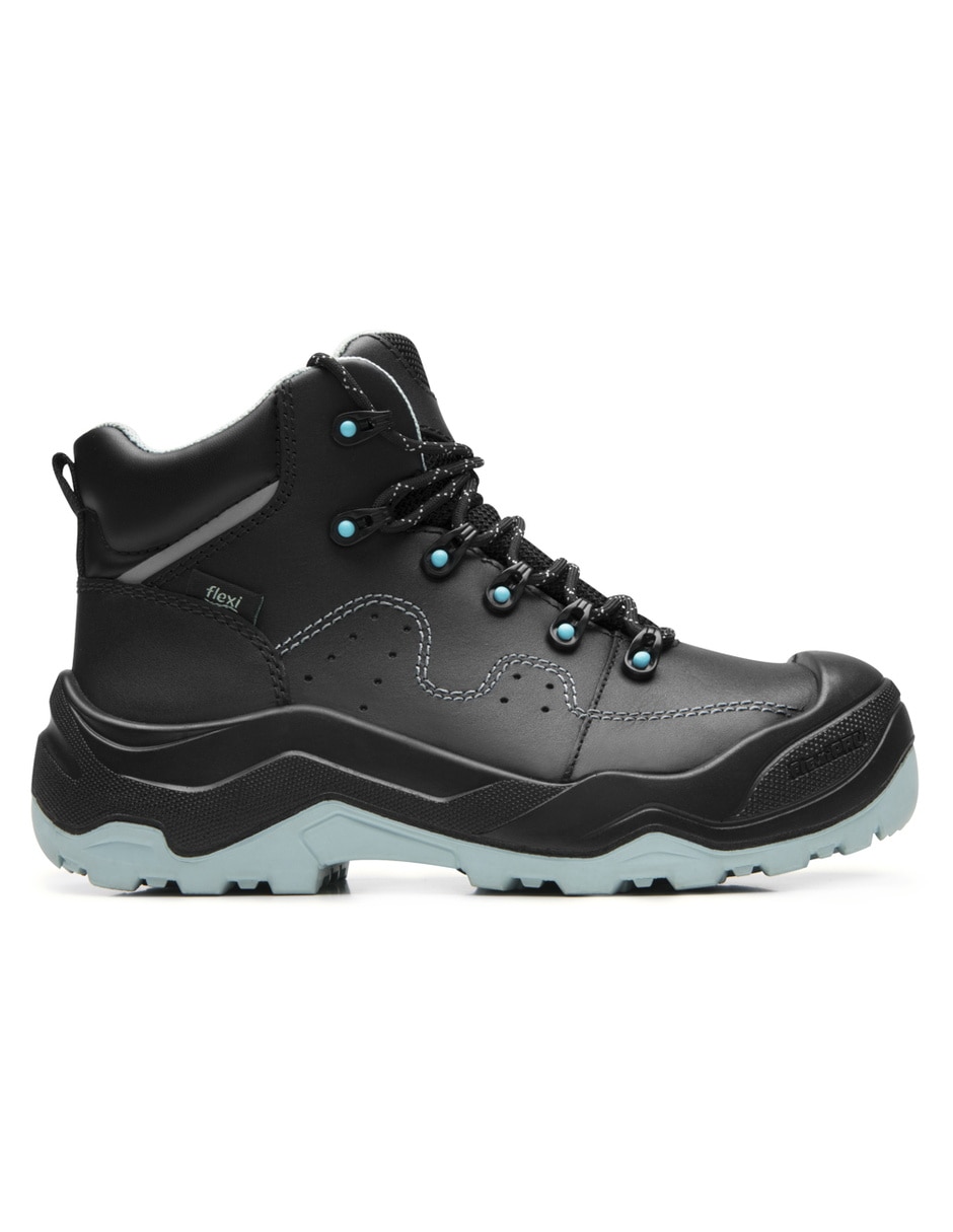 Bota al tobillo industrial de piel para mujer Bota al tobillo industrial de piel para mujer