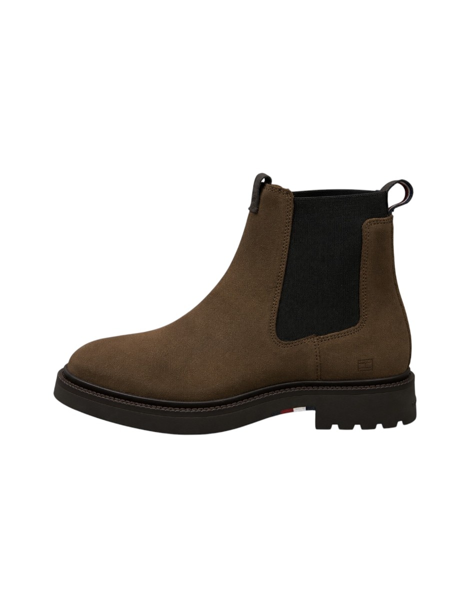 botin de gamuza para hombre