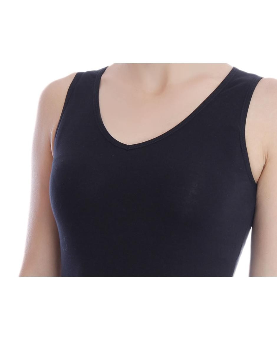 Camiseta cuello V de algodón pima 2