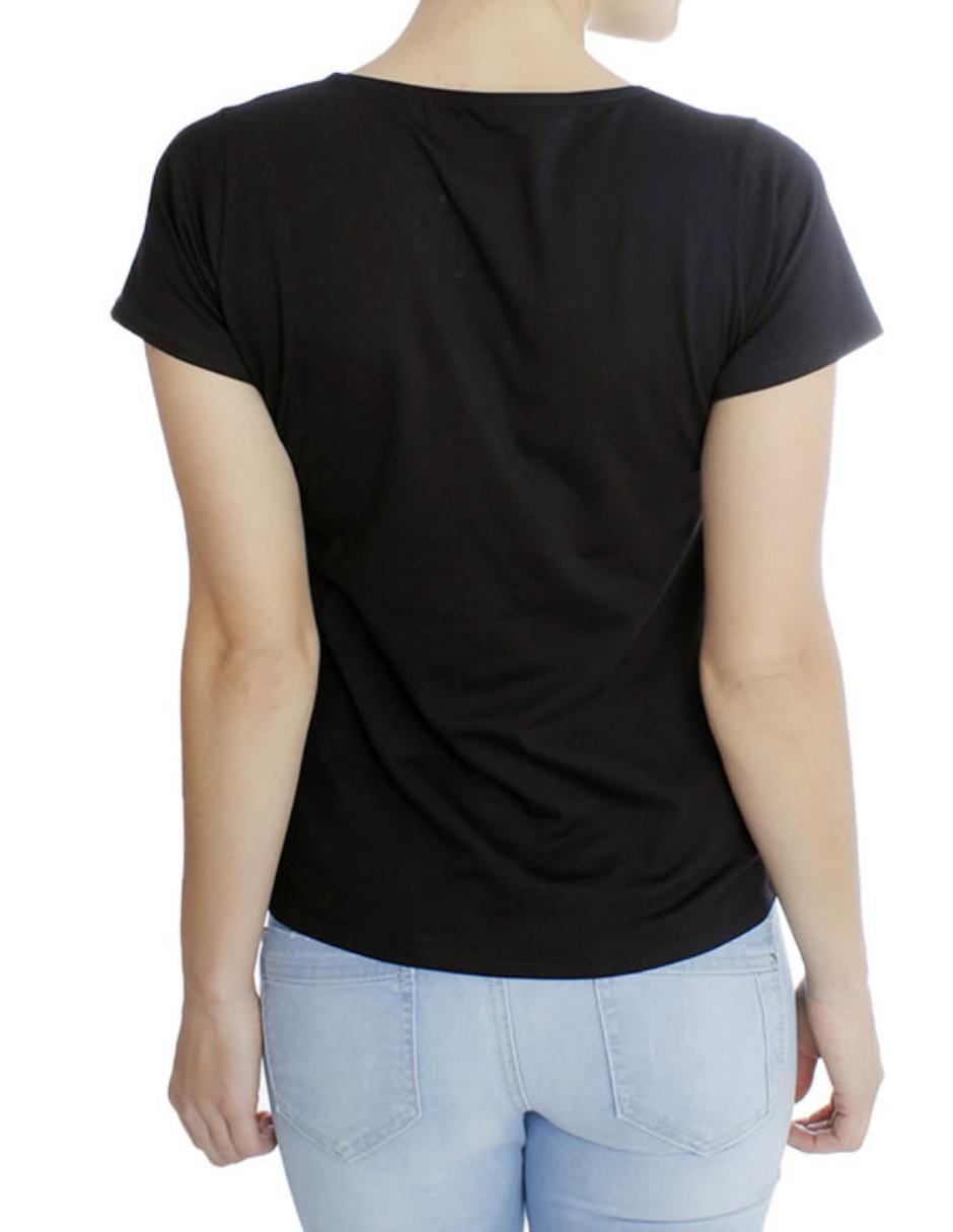 Playera manga corta cuello v mujer 3