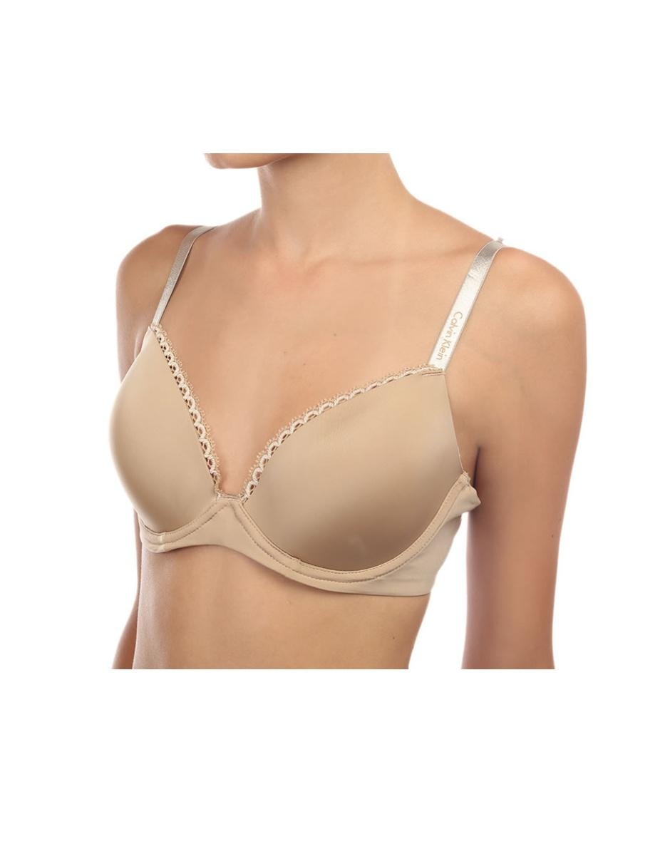 T-shirt bra Calvin Klein copa push up para mujer